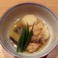 割烹 にしい - スケソウダラの子と野菜の炊き合わせ