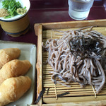 彦ちゃんうどん - ざるそば＝５５０円
            いなり＝２００円