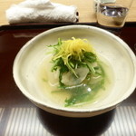 天神橋 青木 - 蕪、鯨のはりはり煮