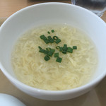 中華レストラン 庸園 - 玉子スープ