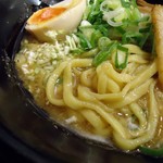 第三の醤油らーめん ばしらあ - 【2015年12月】日本橋らあめん接写。