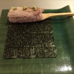 45378198 - 寒ブリの手巻き寿司