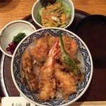 天ぷら 神田 - おすすめ天丼¥900税別（2015/10）