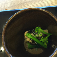 京都和久傳 - しいたけの煮浸しとヤーコンの梅肉和え