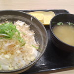Yoshinoya - 2015/11/23豆腐ぶっかけ飯