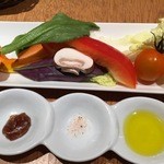 Gohanya Noukano Daidokoro - 生で食べられる野菜サラダ
