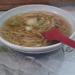 丸一 - チャーシュー丼の付いてくるモヤシスープ