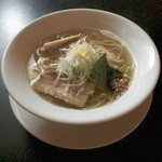 Raamen to ri katsu - ゆず塩煮干らぁ麺（自家製多加水麺使用