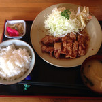 まるき食堂 - 生姜焼き定食