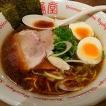 琉球新麺 久 - 焦がし黒醤油ラーメン