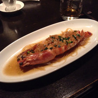 過門香 丸の内トラストタワー店 - 特大海老の蒸し物 ガーリック風味