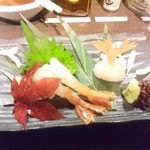くずし割烹 肴屋八兵衛 - えびの刺身です