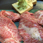 炭火焼肉 ぐら - 「リブロース」・アップ〜（2015.12）