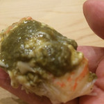 初音鮨 - 蟹味噌たっぷり！