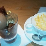 ティールーム　テテオ - キャラメルラテも美味しいです。