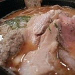 はりけんラーメン - 鶏そば醤油・特製トッピング(2015/12)