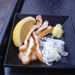 純手打ちうどん 利休  - ぶっかけの薬味