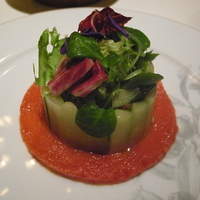 Benoit Alain Ducasse - アスパラの前菜だ。極めて美味