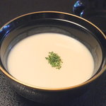 大森茶寮 - 冷製ジャガ芋スープ