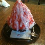 田楽茶屋 洗心亭 - かき氷（苺）