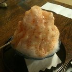 田楽茶屋 洗心亭 - かき氷（桃）