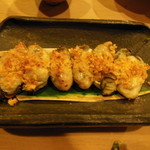旬味 泰平 - 牡蠣のからすみ焼き