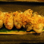 旬味 泰平 - 牡蠣のからすみ焼き