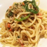 横浜馬車道 旬の肉料理イタリアン オステリア・アウストロ - 2015.11.  香箱蟹とルッコラのタリオリーニ カニみそ風味