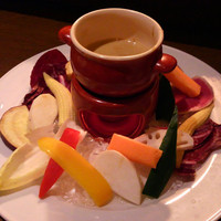 クッチーナ イタリアーナ アリア 六本木 - 2015/12　季節野菜のﾊﾞｰﾆｬｶｳﾀﾞ