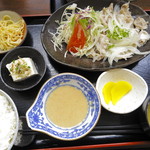 お食事処たぐち - 料理写真:黒豚しゃぶ定食