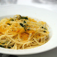 パルコ デル チェロ - 駿河湾のシラスと春菊とからすみのパスタ