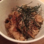 煮干そば 藍 - 炊込御飯(200円)