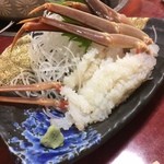 あじ亀 - かに2015.12