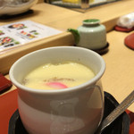 Tsukiji Sushi Sei - ちらし1242円税込みについてくる茶碗蒸し