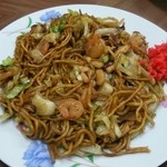 イカ・エビ入り焼きそば５００円