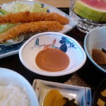 美乃寿し - 海老フライ定食