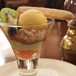 リストランテ　ディ・カナレット - オレンジソルベットとピスタチオクリームのドルチェ（ディナーコース）