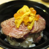 鮨 しゅん輔 阿佐ヶ谷 - カワハギの肝ご飯、シャトーブリアン、雲丹、いくら　