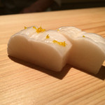 鮨 あらい - 2015/12昼_べったら漬け