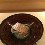 鮨 あらい - のどくろ酒蒸し