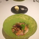 Point - ズワイカニと菊芋のムース