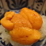 こま田 - 2015.12　生うに、お茶碗に盛って