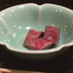 かなざわ玉泉邸 - 鹿児島牛のサイコロステーキ