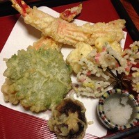 かに道楽 梅田店 - タラバてんぷら