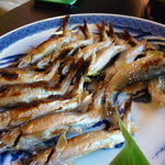 鮎料理の店 鮎の里 - 塩焼き2人盛＋α　on大皿