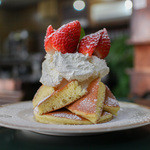 三愛 - 2015年12月再訪：冬季限定 苺ホットケーキ☆