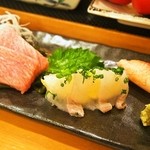 Sushi Sei - トロ、ソイ、蟹爪