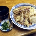 玉藻うどん - ゲソ天ざる小700円（税込）　※2015年11月