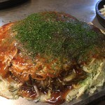 広島風お好み焼 もみじ屋 - もみじ屋(肉玉いか天ソバダブル)