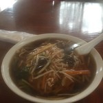 まあぼう亭 - 豚肉の細切り麺